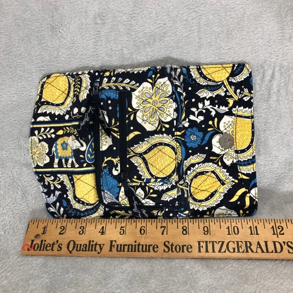 Vera Bradley Wallet Clutch Floral Zip Around Accordion‎ - Picture 4 of 5